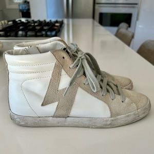 Sam Edelman Avon Leather & Suede high top sneaker